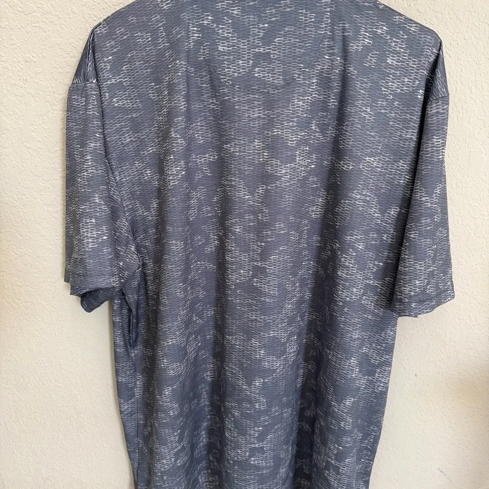 Ben Hogan Performance Golf Polo Short Sleeve XL X-Large Polo Collar Grey/White - Picture 3 of 9